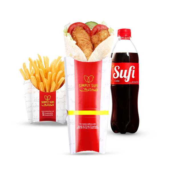 Crispy Chicken Wrap Regular Meal