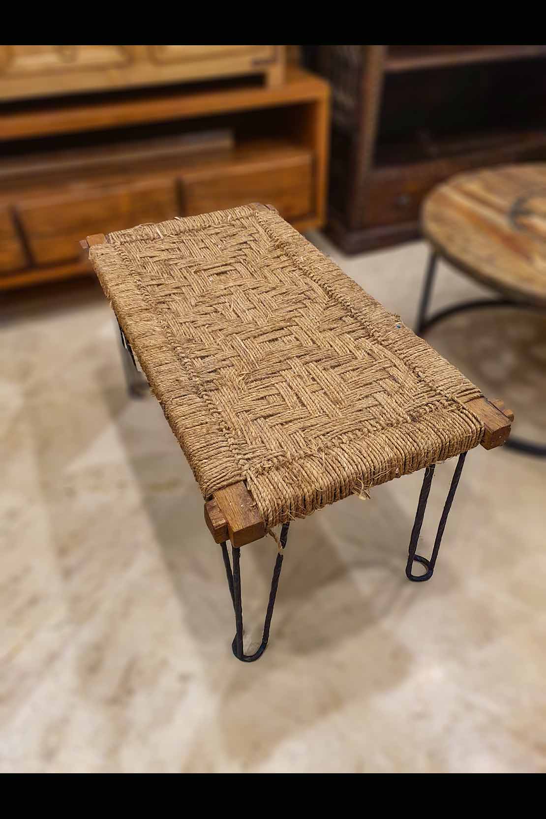 wooden folding charpai