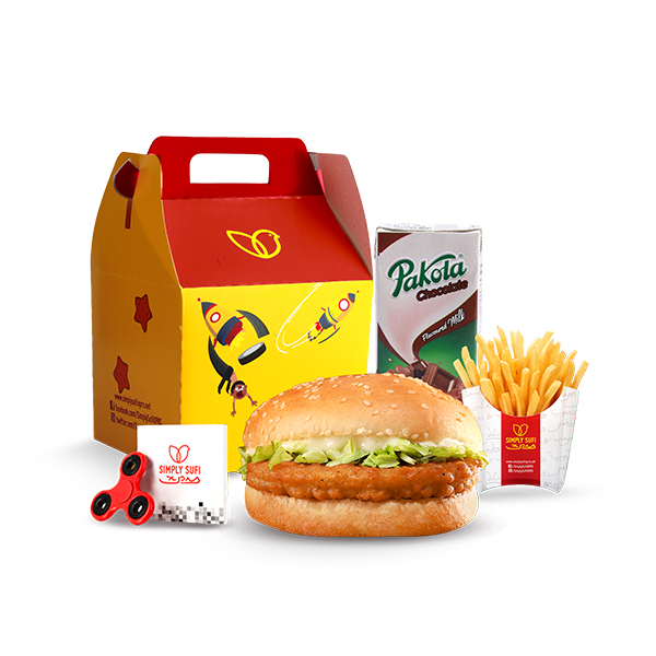 Captain Kids Meal with Chicken Burger Meal