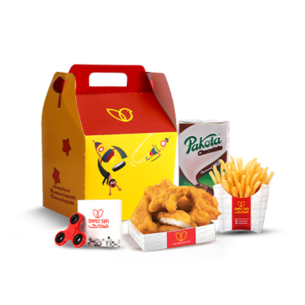 Captain Kids Meal with 4 PCs Space Nuggets Meal