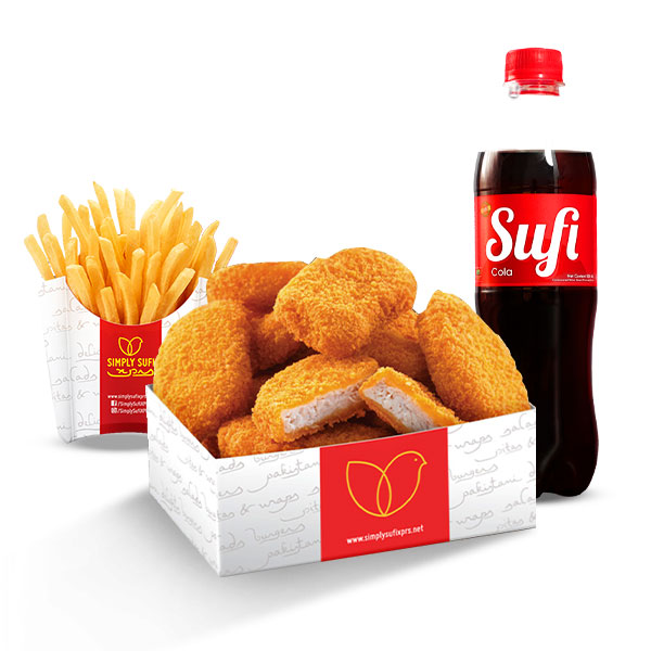 Classic Chicken Nuggets 6 Pcs Regular Meal