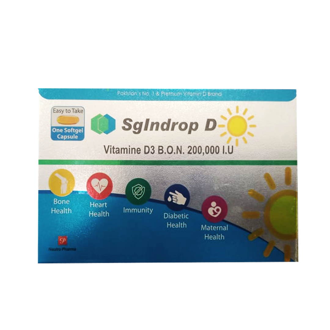 Buy sgindrop d softgel capsule vitamin d3 200 000 iu 1 ct neutro