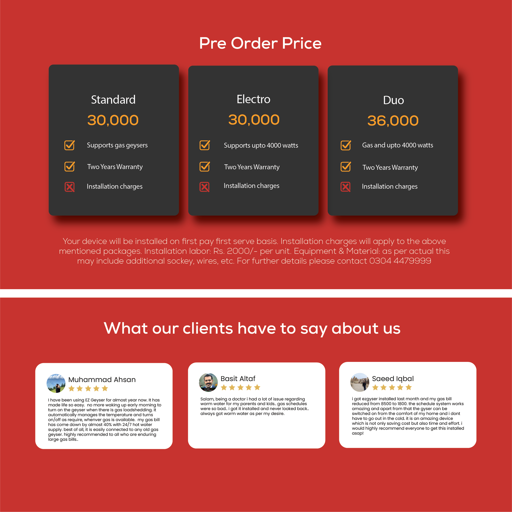 EzGeyser Pakistan Save upto 70 on Monthly Gas Bills